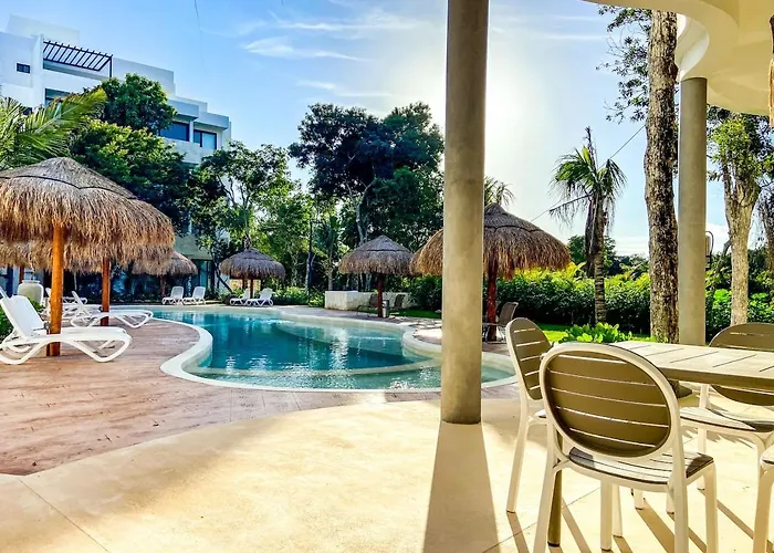 Apartment Quiet And Resting 1br With Kingbed Wifi Pool Bbq Akumal