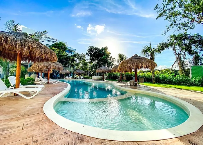 Apartment Quiet And Resting 1br With Kingbed Wifi Pool Bbq Akumal